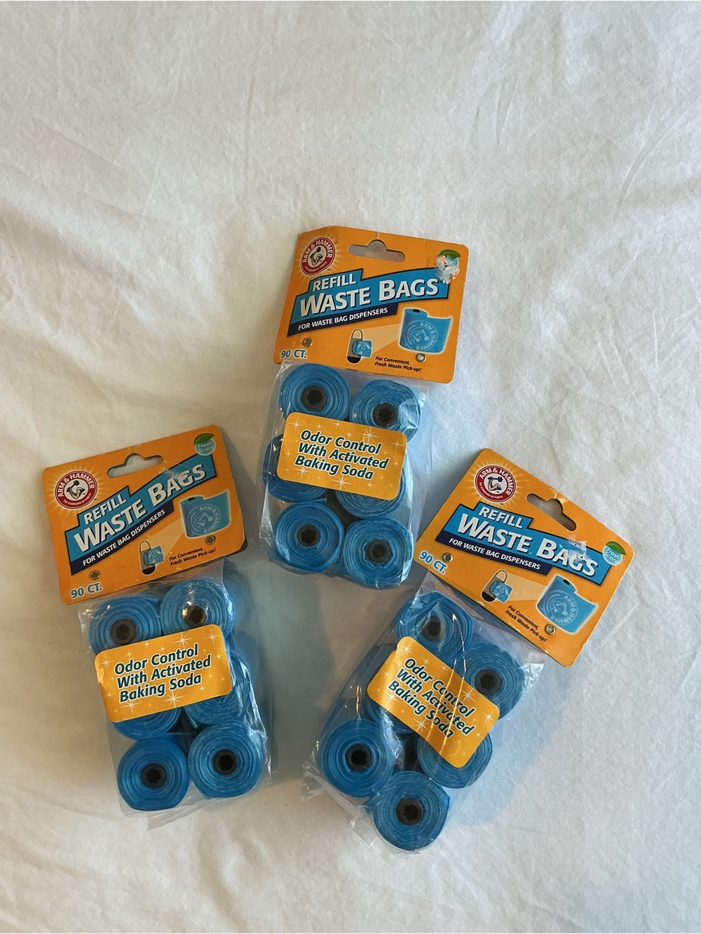 Blue Refill Waste Bags - Odor Control (6 Pack)